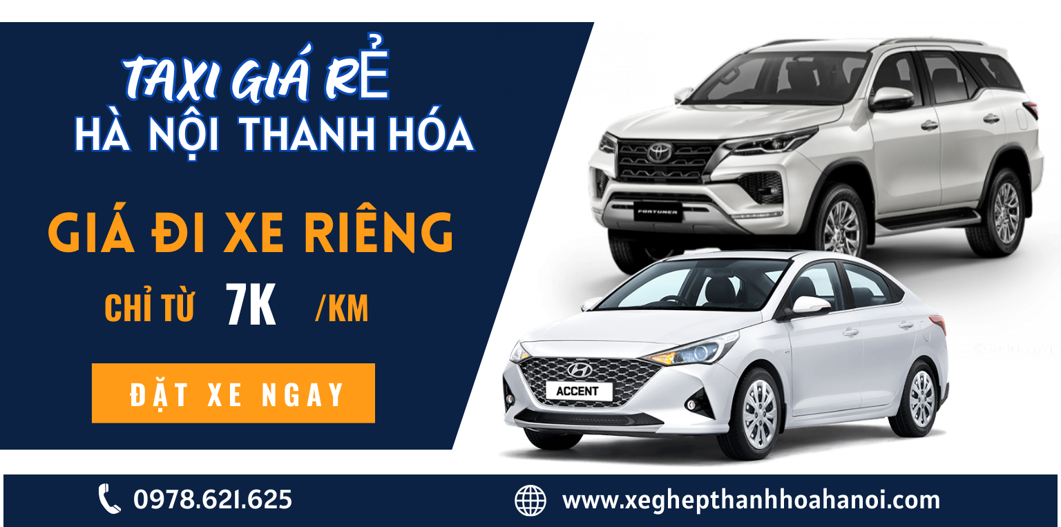 Taxi giá rẻ Hà Nội Thanh Hóa chỉ 1.200.000 VNĐ trọn gói cao tốc